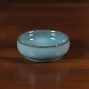 Black-bodied celadon ink cup